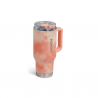 VASO TERM IGLOO  950ML SSTL TRVL MUG ICE DYE C/PAJITA NARANJA 4P 71312