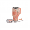 VASO TERM IGLOO  950ML SSTL TRVL MUG ICE DYE C/PAJITA NARANJA 4P 71312
