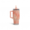VASO TERM IGLOO  950ML SSTL TRVL MUG ICE DYE C/PAJITA NARANJA 4P 71312