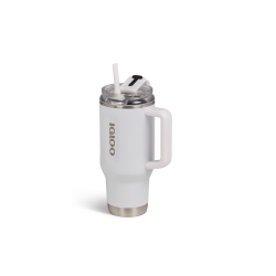 VASO TERM IGLOO  950ML SSTL TRVL MUG C/PAJITA BLANCO 4P 71221