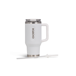 VASO TERM IGLOO  950ML SSTL TRVL MUG C/PAJITA BLANCO 4P 71221