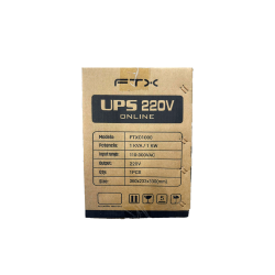 UPS 220V   1000VA 1000W FTXO1000 ON LINE NEMA UNIVERSAL USB/RS232/EPO
