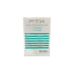 UPS 220V    800VA  480W FTX 800VA INTERACTIVA NEMA UNIVERSAL