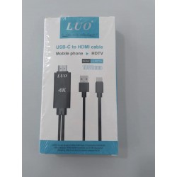 CABLE USB 3.1 TYPO C A HDMI