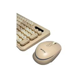 TECLADO+MOUSE WIR/BT FTXGK02 NUM/ESP/GOLD 106135