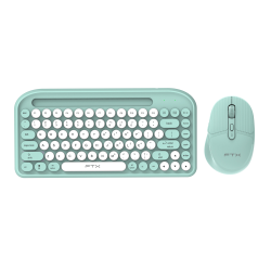 TECLADO+MOUSE WIR/BT FTXGK01 POR/POP/VERD 106104
