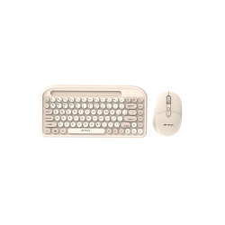 TECLADO+MOUSE WIR/BT FTXGK01 POR/POP/GOLD 106081