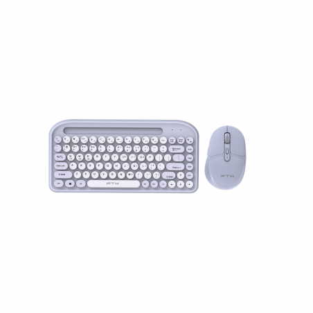 TECLADO+MOUSE WIR/BT FTXGK01 ESP/POP/LILA 106050