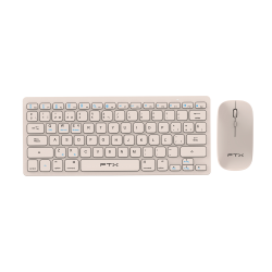 TECLADO+MOUSE WIR FTXGK03S POR/GOLD 106043