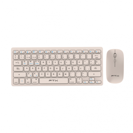 TECLADO+MOUSE WIR FTXGK03S POR/GOLD 106043