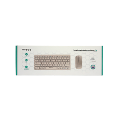 TECLADO+MOUSE WIR FTXGK03S POR/GOLD 106043
