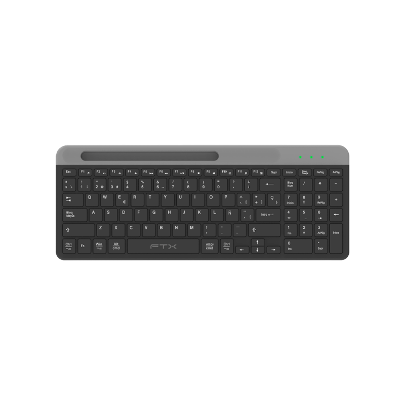 TECLADO WIR/BT FTXB105 NUM/ESP/NEG 099574