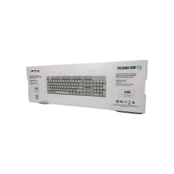 TECLADO USB FTXK22 NUM/ESP/POP/BLAN 099710