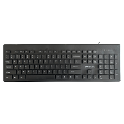 TECLADO USB FTXK100E NUM/ING/NEGRO 095316