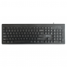 TECLADO USB FTXK100E NUM/ING/NEGRO 095316