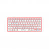 TECLADO BT FTXB1000 ULTRA SLIM POR/ROSA 099543