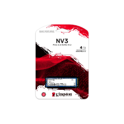 SSD M.2 NVME 4TB KINGSTON SNV3S/4000G 6000/5000MB/S PCIE 4.0