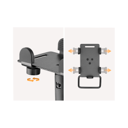 SOPORTE P/POS IMP/2MON/SCAN 17" A 32" FTX FTX-02LD 9KG/ART/ROT180/GIR