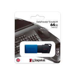 PEN KINGSTON  64GB DTXM/64GB  USB-A DATATRAVELER EXODIA M 3.2
