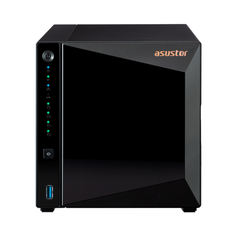 NAS ASUSTOR AS3304T V2 QC 1.7/4BAY/2G/2.5GBPS/3USB32/HD35/H25/SS25