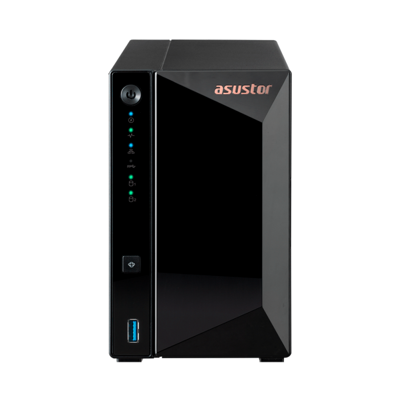 NAS ASUSTOR AS3302T V2 QC 1.7/2BAY/2G/2.5-GBLAN/3USB32/HD35/HD25/SS25