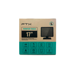 MON TOUCH FTX 17" CAPACITIVE MT17V1 VGA/HDMI/USB/1JACK C/BISEL/5MS/LAP