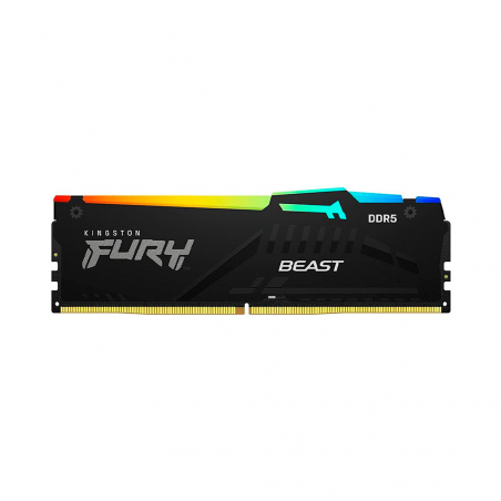 MEM DDR5 16G 6400 KINGSTON FURY BEAST BK KF564C32BBEA-16 RGB XMP