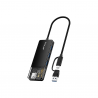 HUB USB-C/USB-A 3.0 FTX-HUBT3-PB 4 PORT/5GBPS NEGRO 115519