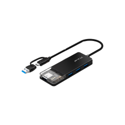 HUB USB-C/USB-A 3.0 FTX-HUBT3-PB 4 PORT/5GBPS NEGRO 115519