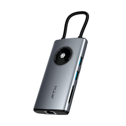 HUB USB-C 3.0/8 EN 1 FTX-HUBL3-AG 4K/5GBPS/RJ45/SD GRIS 115502