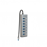 HUB USB-A 3.0 FTX-HUBU7-AG 7 PORT/5GBPS/USB-C GRIS 115540