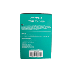 COOLER P/CPU FTX FTXCC-421P 120MM RGB 115X 1200 1700 AM4 AM5 108740