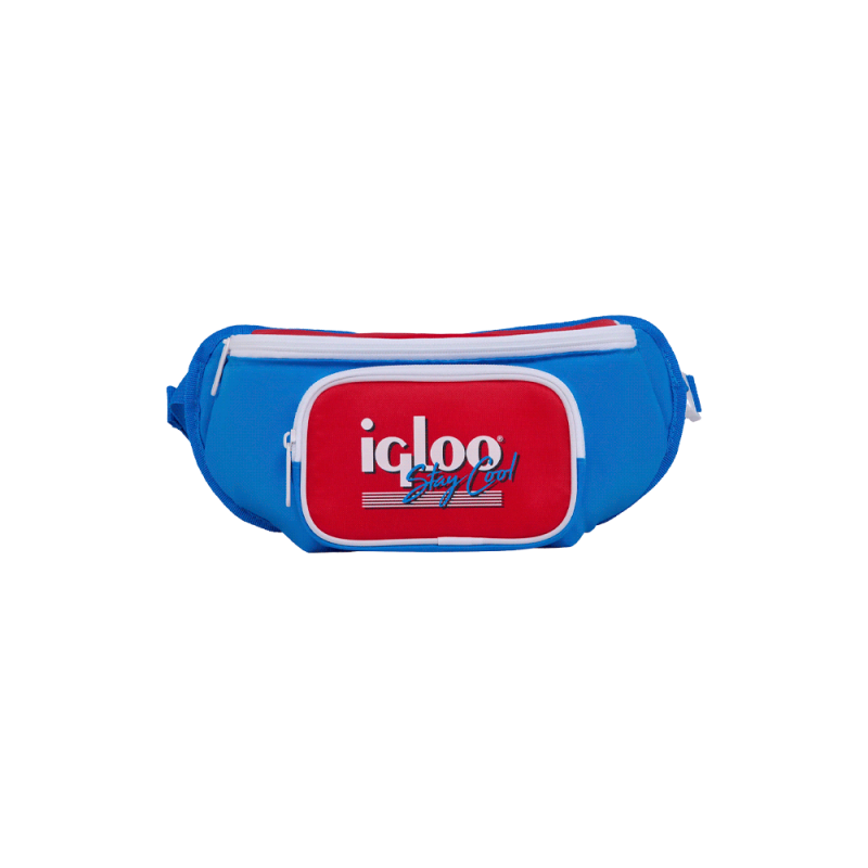 CONSERV BOLSA IGLOO  3LAT FANNY PACK RETRO AZUL 1P 63079