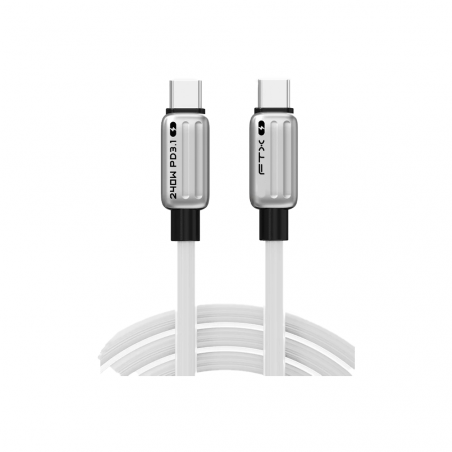 CABLE USB-C/USB-C 2M FTX-CM240-ZSW2 P/IPHONE/240W BLANCO BOLSA 120919