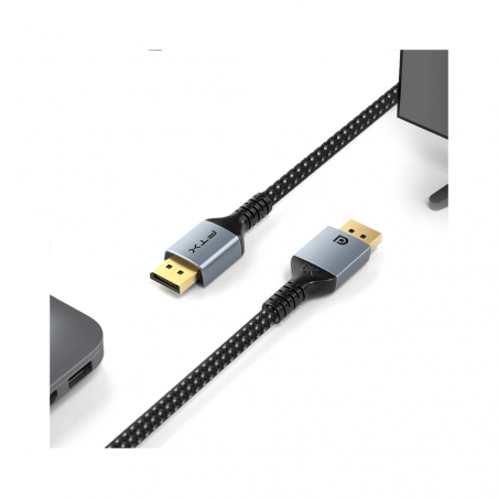 CABLE DP-DP M/M 1M FTX-DP8K-AG1 8K/60HZ/1.4/32GBPS NEGRO BOLSA 115755