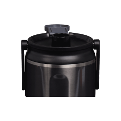 BOTELLA IGLOO  2.4L SSTL CHUG BTL NEGRO CARBONITE C/MANIJA 4P 71101