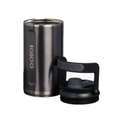 BOTELLA IGLOO  1.9L SSTL CHUG BTL NEGRO CARBONITE C/MANIJA 4P 71099