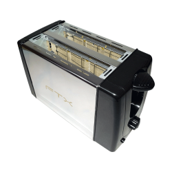 TOSTADORA FTX 2 PANES 750W 220V 6 NIVELES NEGRO/INOX TSR2-75 130833