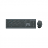 TECLADO+MOUSE WIR/BT FTX KM500 NUM/POR/RECARGABLE NEGRO 128823