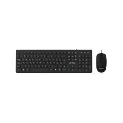 TECLADO+MOUSE USB FTX KM086 NUM/POR/NEGRO 128724