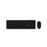 TECLADO+MOUSE USB FTX KM086 NUM/ESP/NEGRO 128717