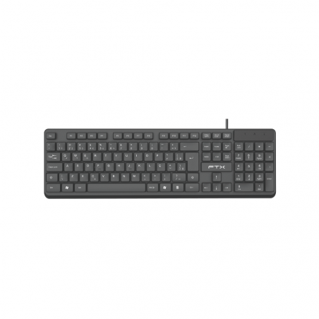 TECLADO USB FTX K87 NUM/POR/NEGRO 128687