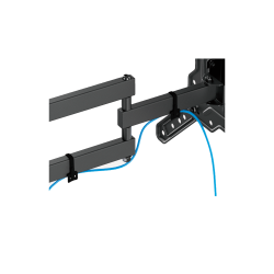 SOPORTE P/TV 23" A 65" FTX 772 30KG/INC5/GIR90/NEGRO 131571