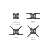SOPORTE P/TV 23" A 65" FTX 772 30KG/INC5/GIR90/NEGRO 131571