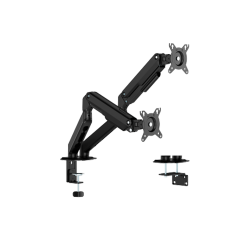 SOPORTE P/2MON 17" A 32" FTX C096E 9KG/ART/INC/GIR/ROT180/NEGRO