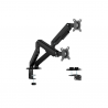 SOPORTE P/2MON 17" A 32" FTX C096E 9KG/ART/INC/GIR/ROT180/NEGRO